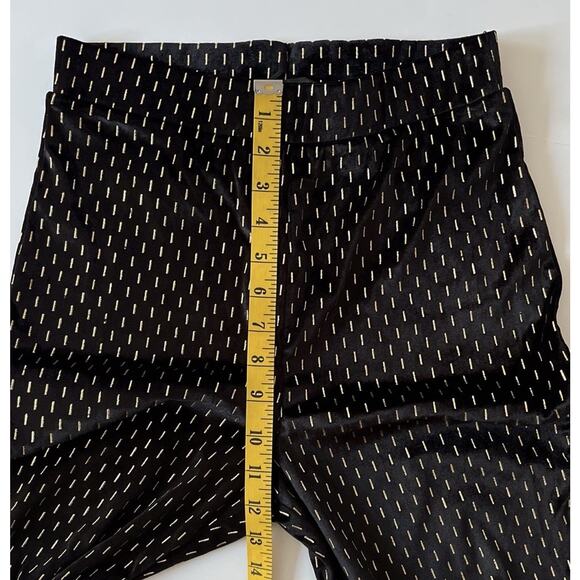 House Of Harlow 1960 X Revolve Catina Pant SP Noir And Gold Velvet Whimsical NWT - Picture 12 of 13